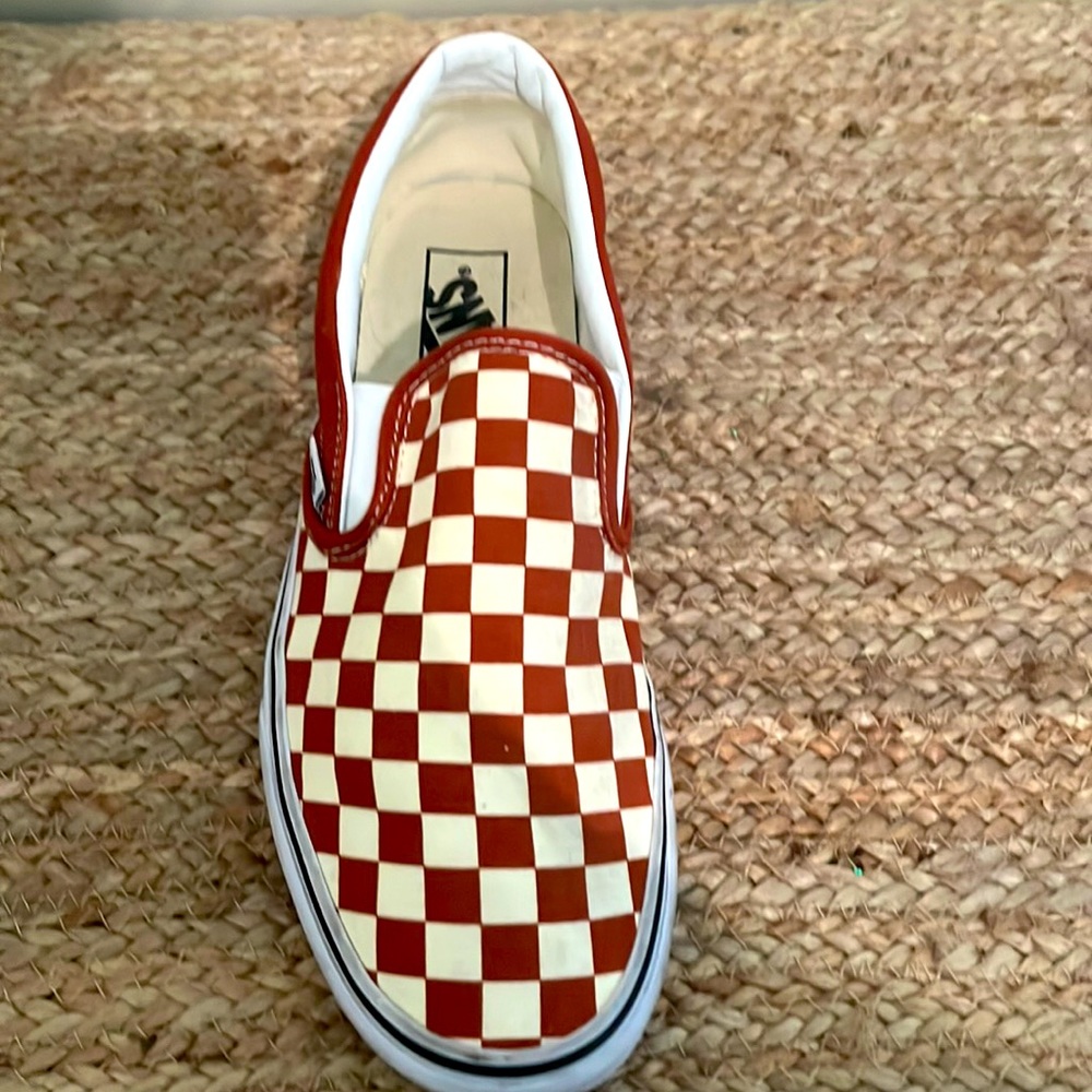 Redish orange vans
